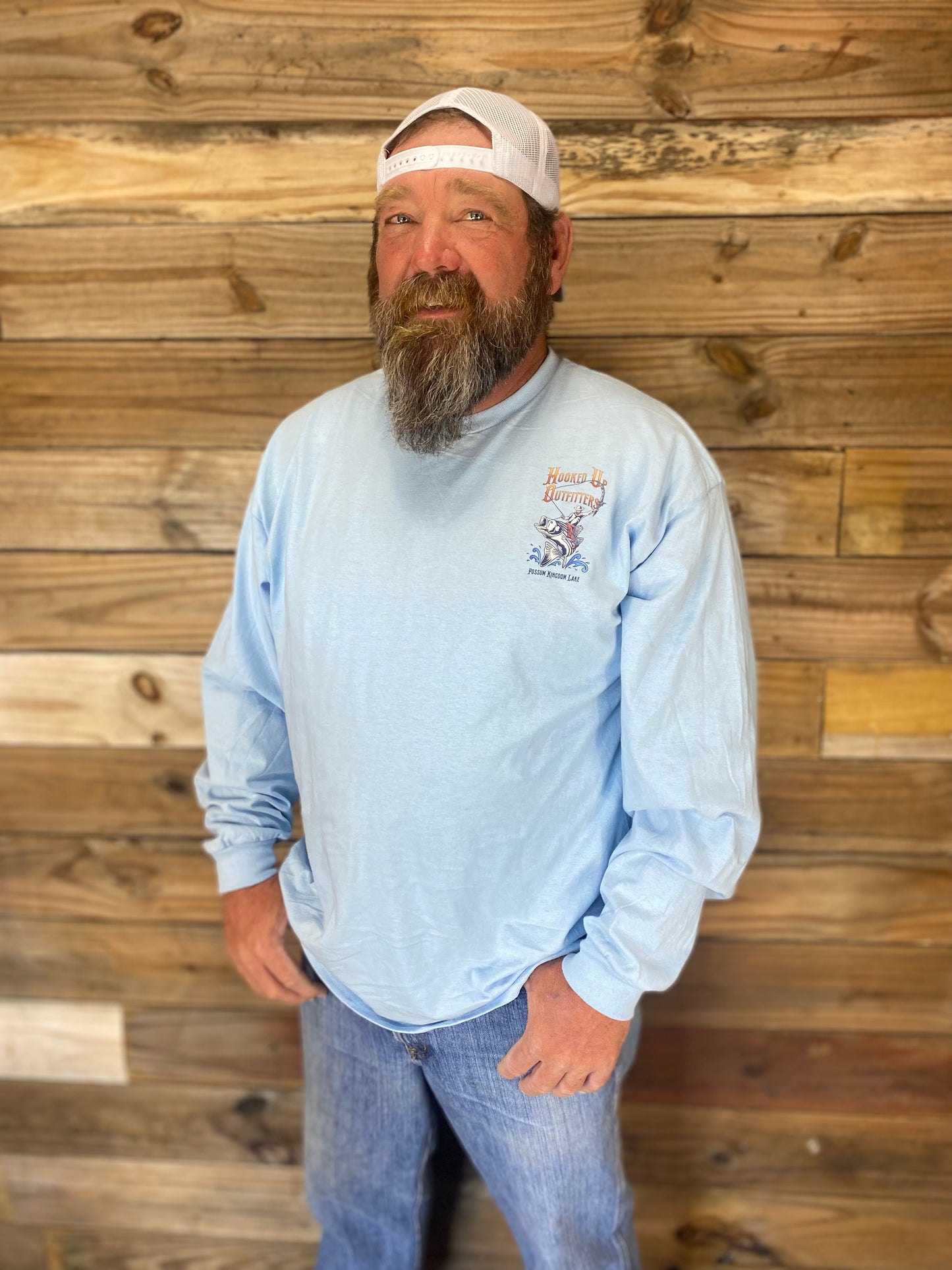 HookedUp Outfitters T-Shirt Light Blue