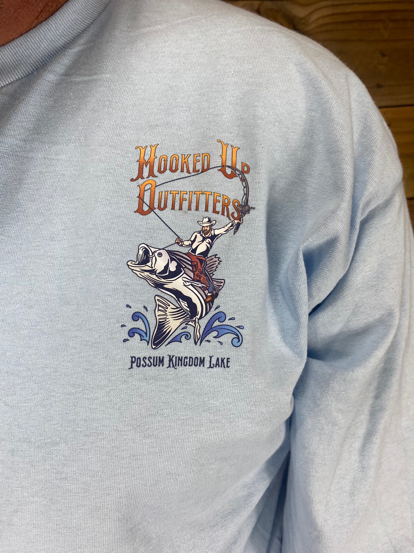 HookedUp Outfitters T-Shirt Light Blue