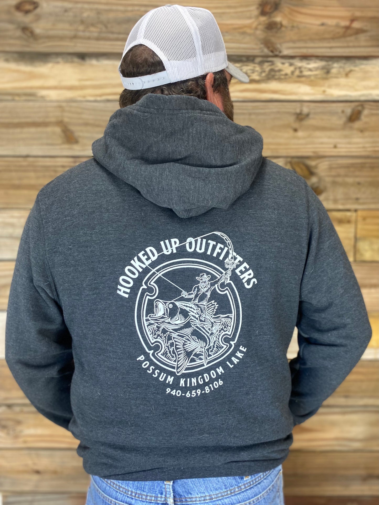 HookedUp Outfitters Hoodie Gray