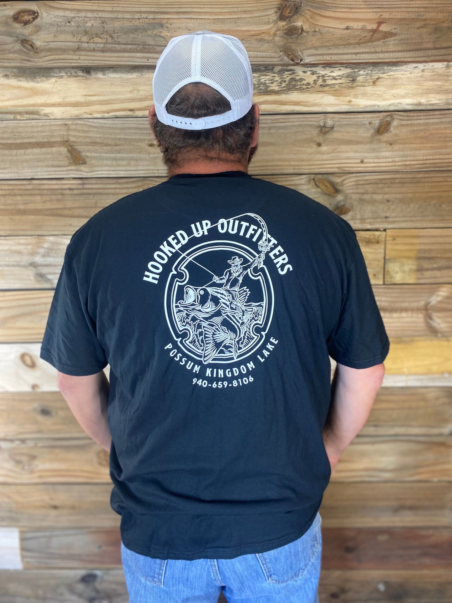 HookedUp Outfitters T-Shirt Black & White