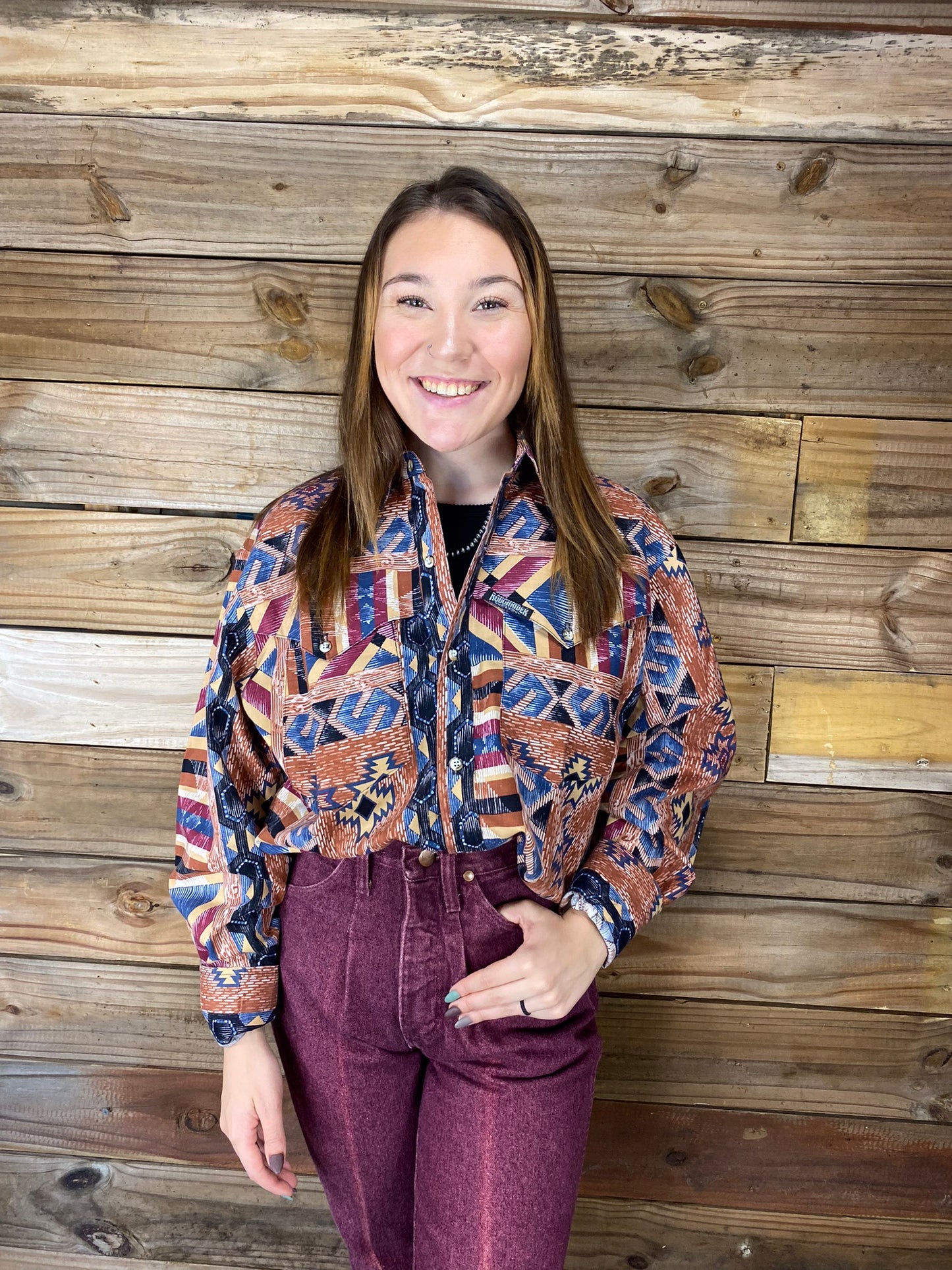 Border Town Button Down (Medium)