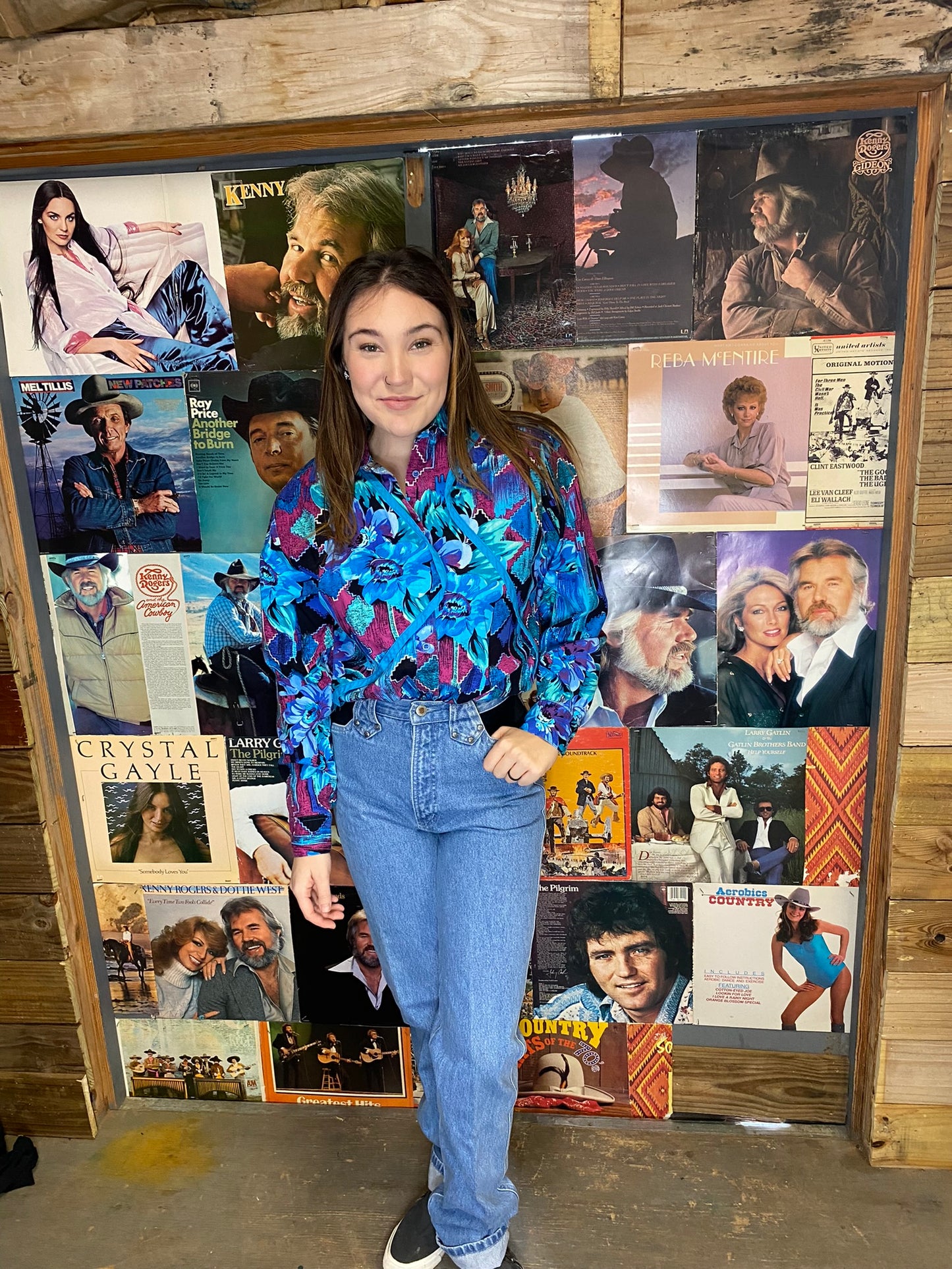 She’s A Wildflower Wrangler Shirt (Medium)