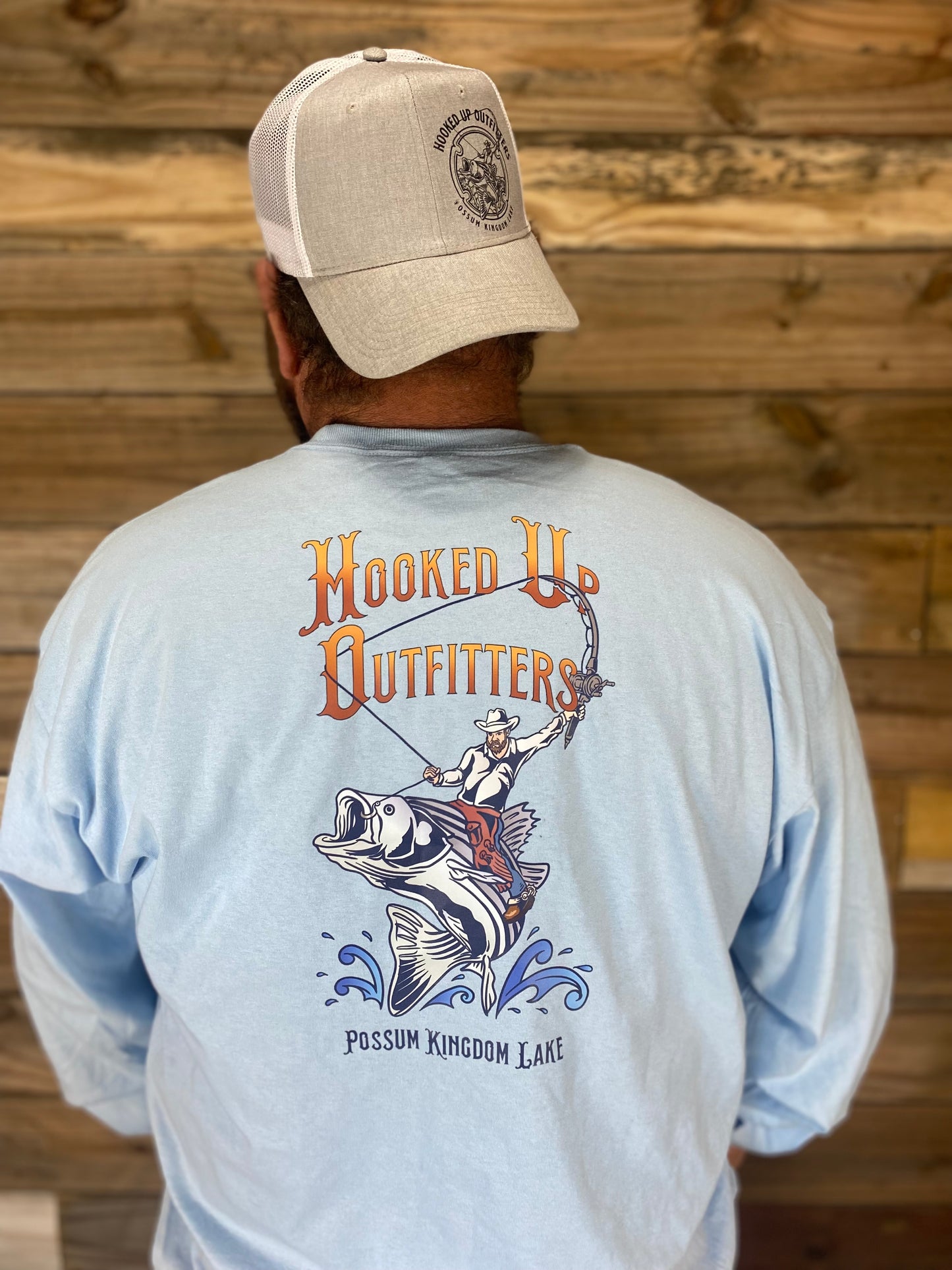 HookedUp Outfitters T-Shirt Light Blue