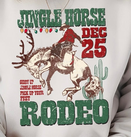 Jingle Horse Rodeo Shirt White
