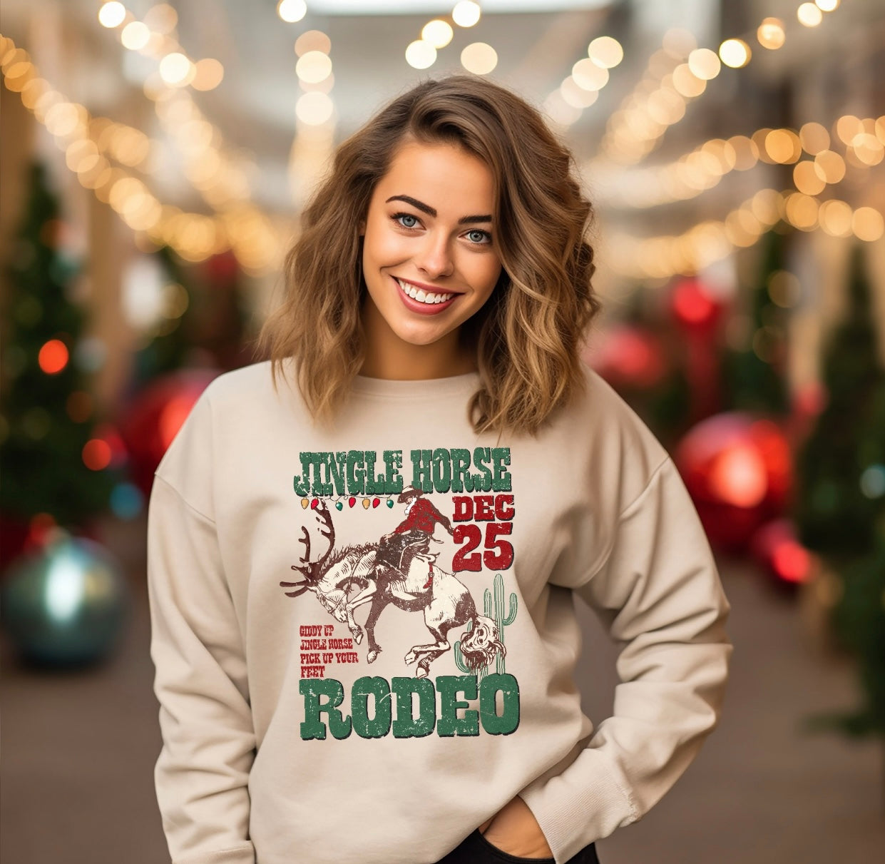 Jingle Horse Rodeo Shirt Cream