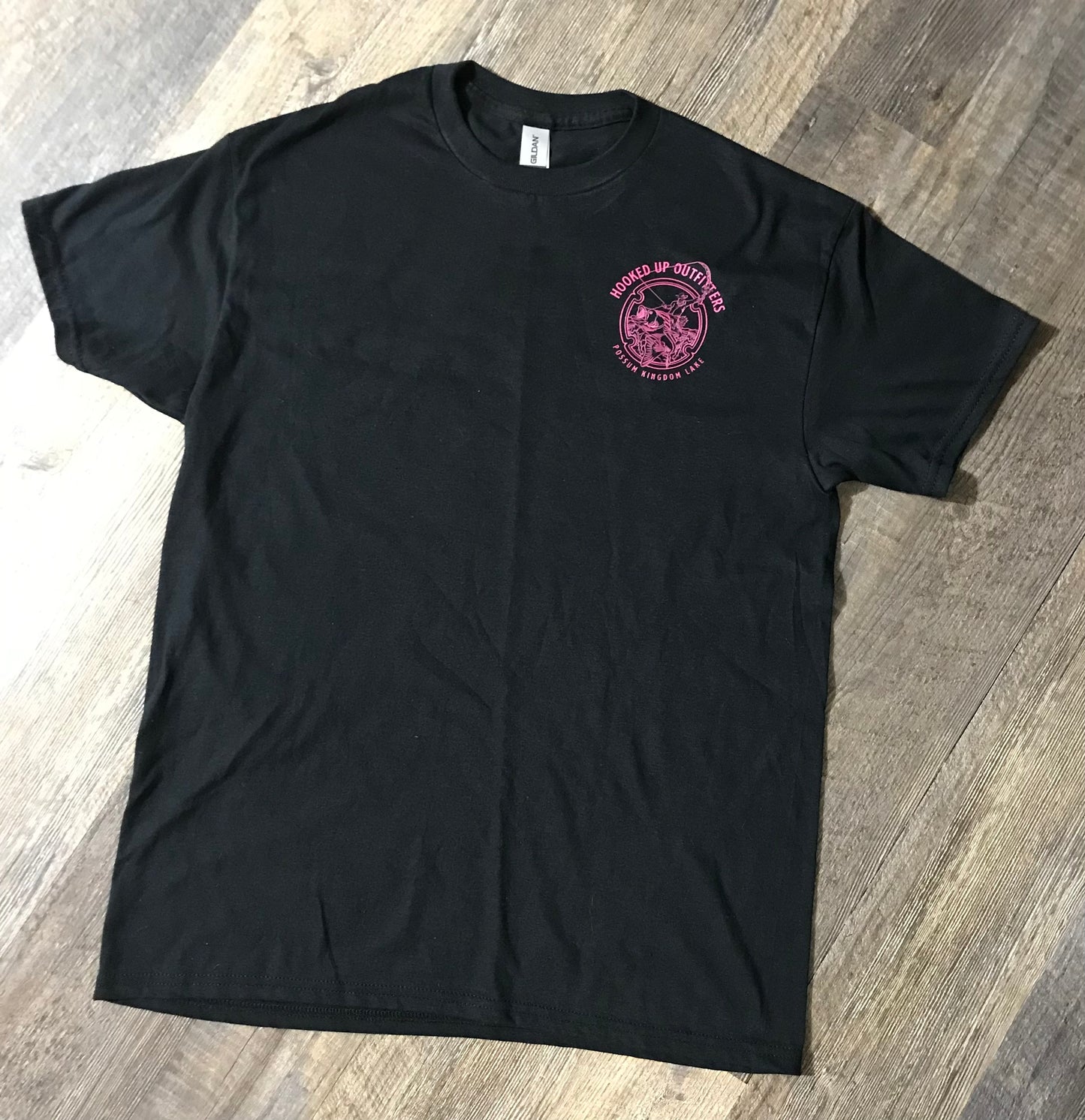 HookedUp Outfitters T-Shirt Black & Pink