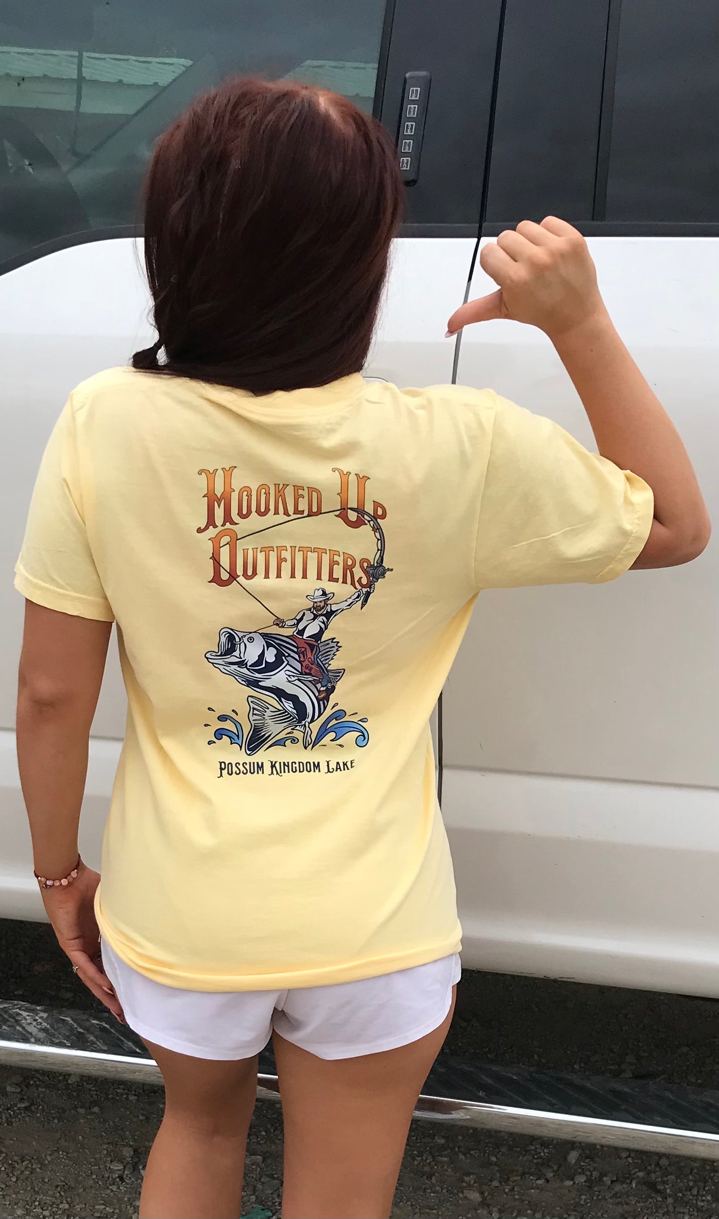 HookedUp Outfitters Comfort Colors T-Shirt Yellow