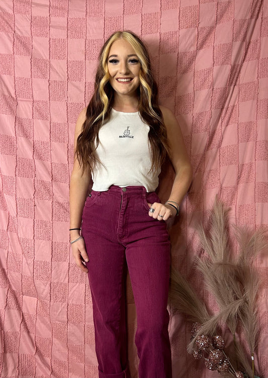 Music Row Magenta (23”-23.5” Waist)