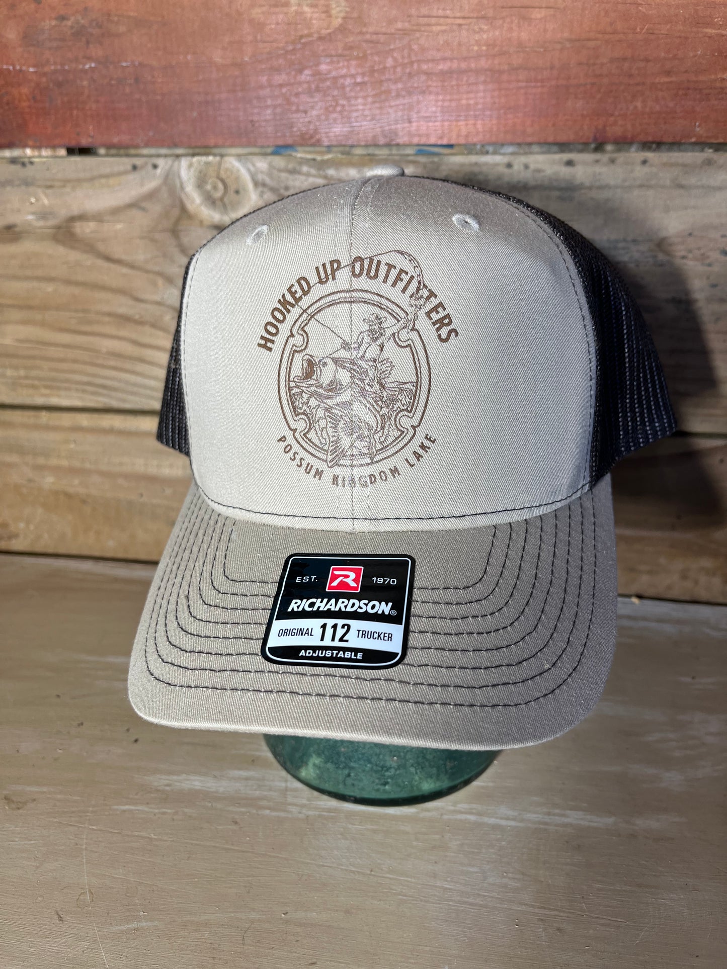 Hooked Up Outfitters Hat Brown & Tan