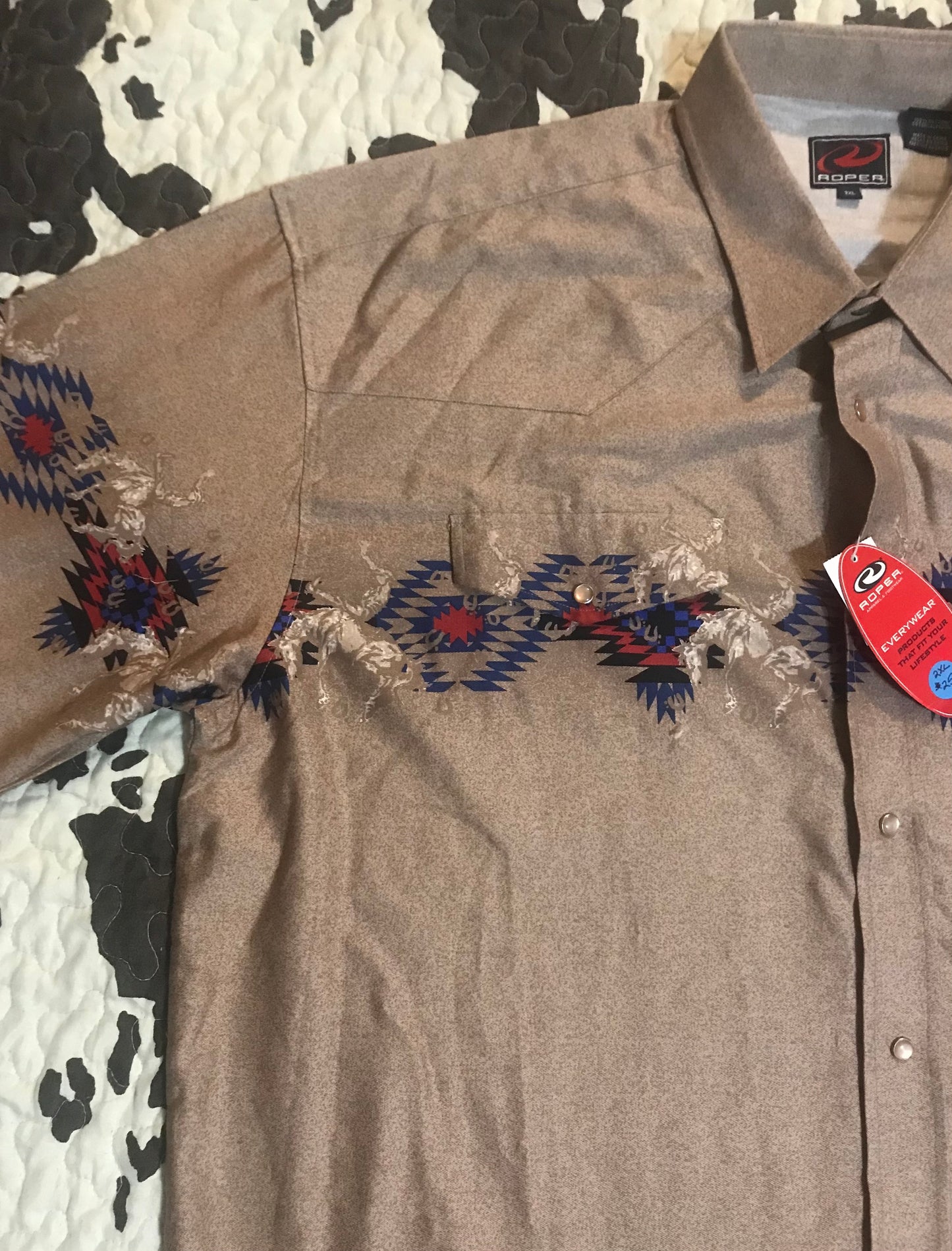 New Mexico Cowboy In Snaps (2XL)