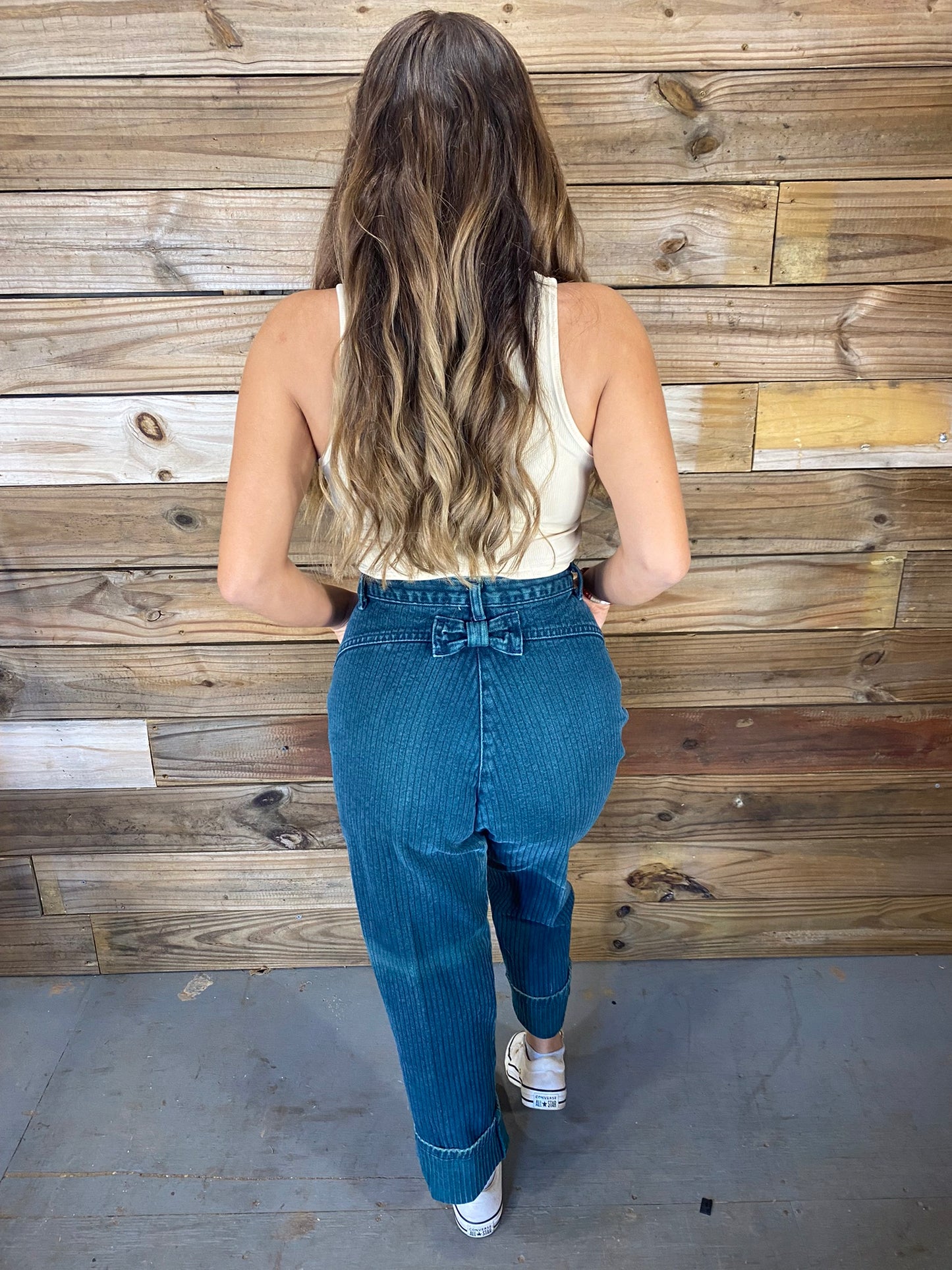 Guadalupe Green Roper Jeans (29.5” Waist)