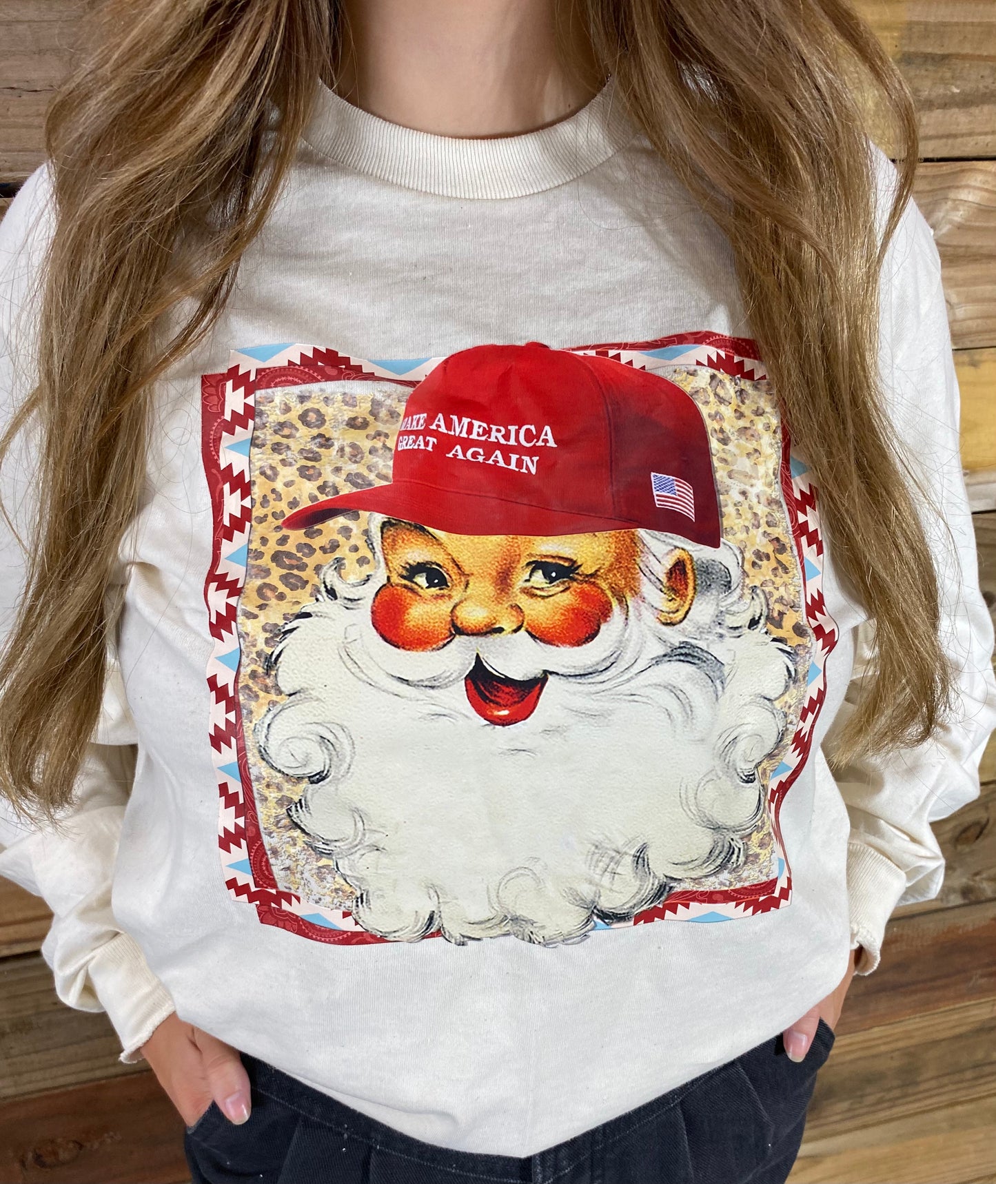Make America Great Again Santa Shirt